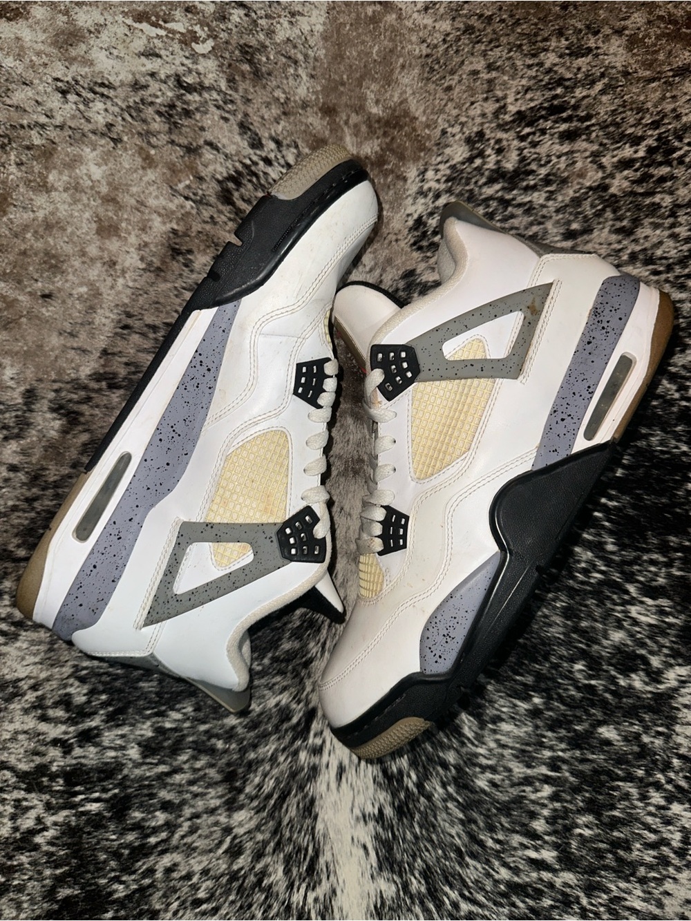Air Jordan 4 ‘White Cement’ Sz. 12